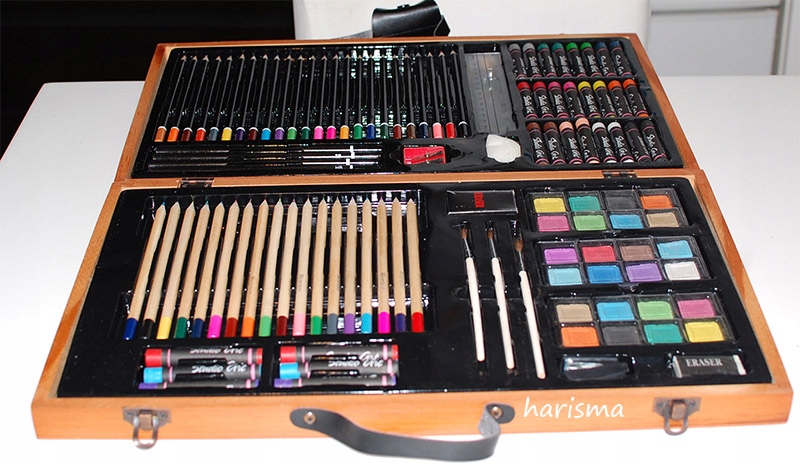 ZESTAW DO MALOWANIA/RYSOWANIA - 88 cz. w walizce Płeć Chłopcy Dziewczynki