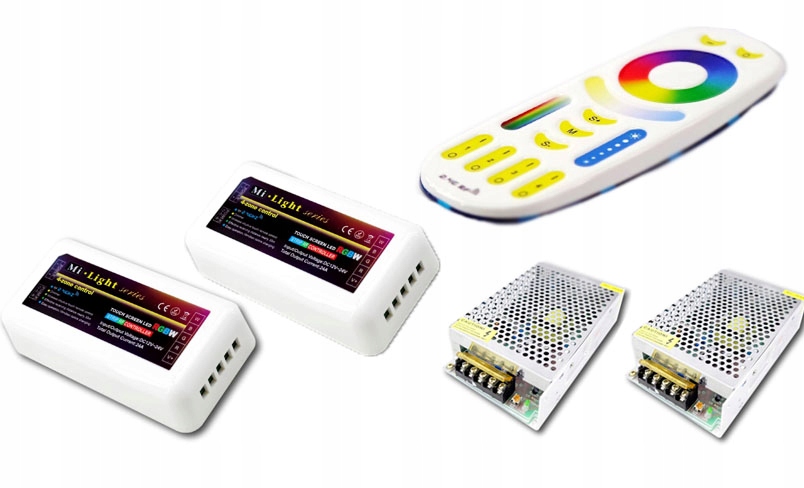 ZESTAW LED na zewnątrz RGBW Mi-Light PREMIUM 20m Marka LED Solar System