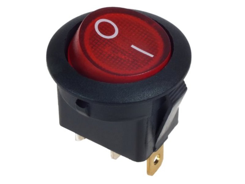 

Przełącznik Podświetlany 3-pin 2-poz 20A 12V DC