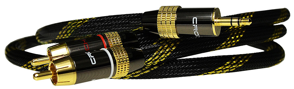 kabel AUX mini Jack 3,5- 2RCA Cinch Cross-Tech 1m Kod producenta Cross-Tech 2RCA-3,5 1m