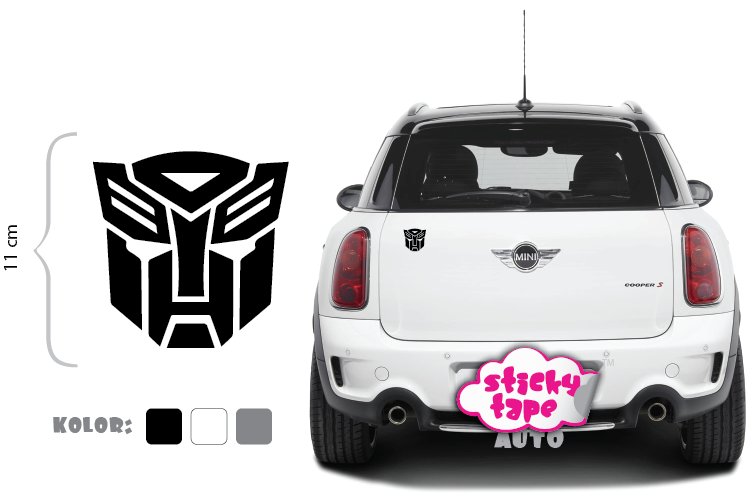 Naklejka na samochód winylowa - logo Transformers Producent Inny