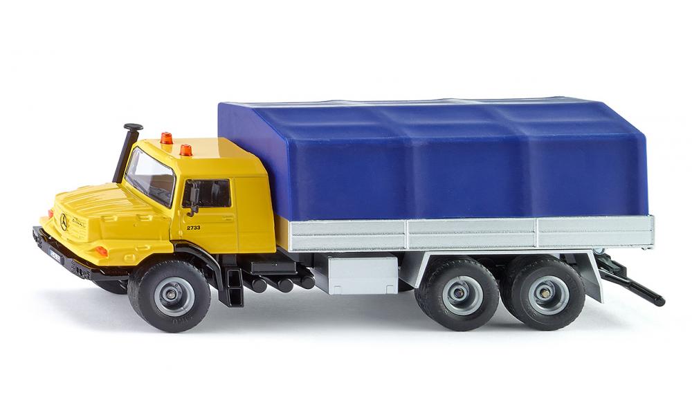 

Siku 3547 Ciężarówka Mercedes Zetros Plandeka 1:50