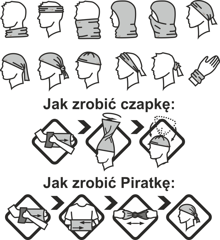 BANDANA / KOMIN / BUTTERFLY / WYSYŁKA 24 H Marka Forza