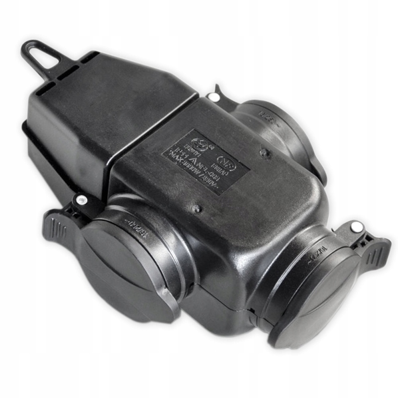 

Rozgałęźnik 3xGNIAZDO Gumowe IP44 230V 2P+Z RG163