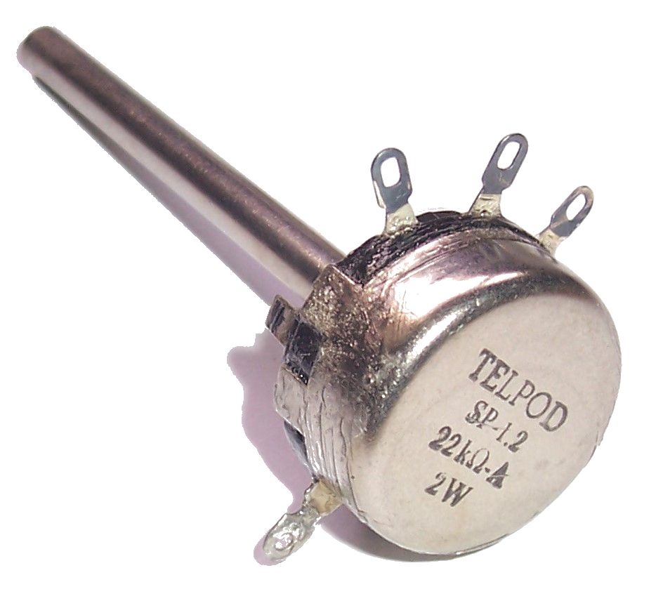 

Potencjometr Telpod SP-1.2 22k A 2W oś 80mm