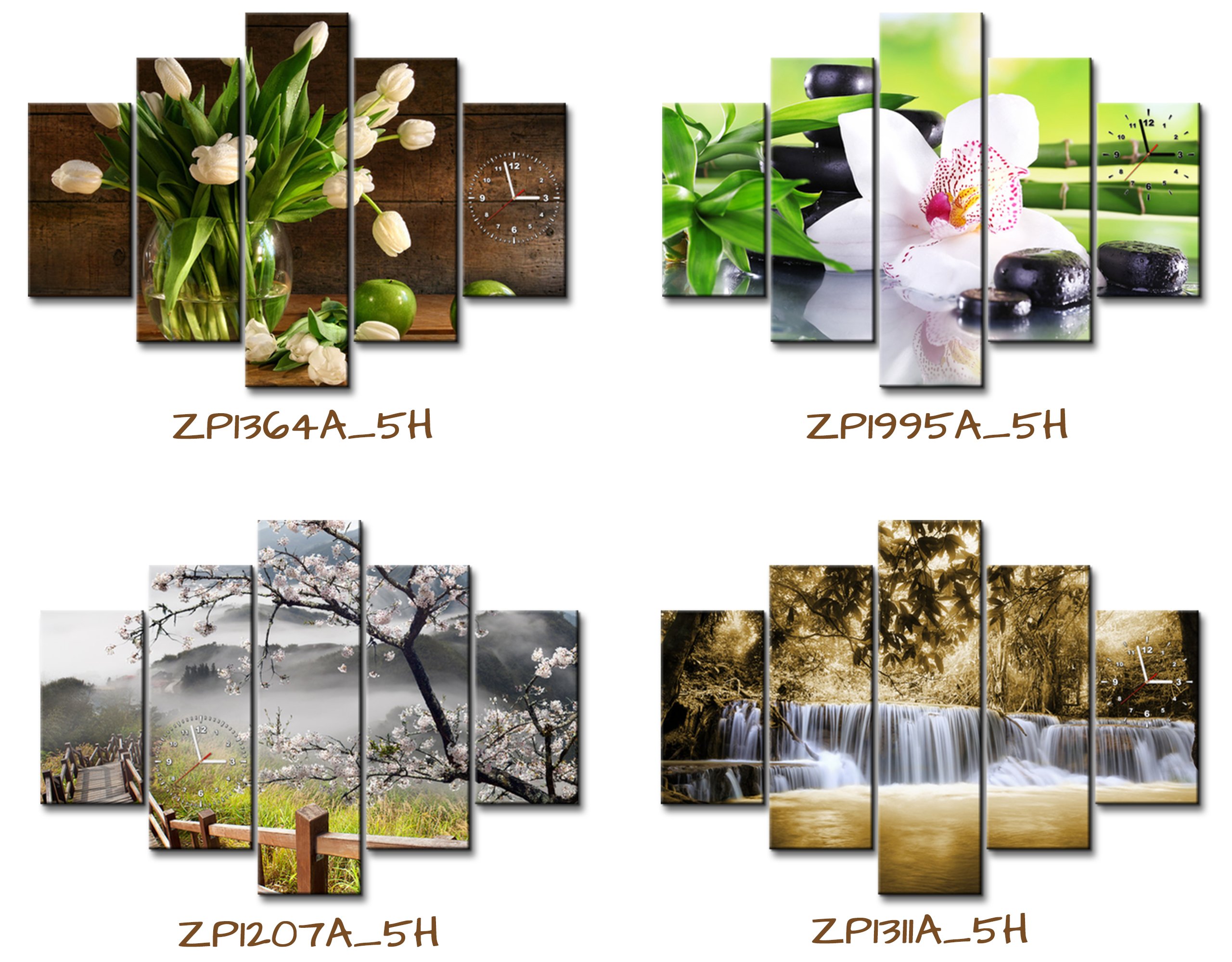 Obrazy z zegarem Koń Konie 150x105 zegar na ścianę Kod producenta Obraz z zegarem do salonu