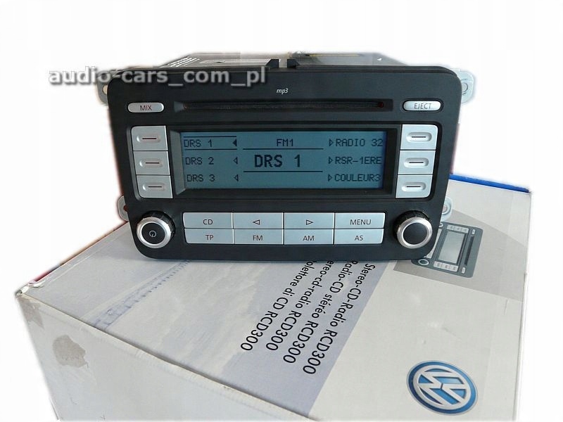 RADIO VW RCD300 MP3 GOLF PASSAT CADDY TOURAN JETTA Marka VW