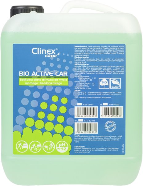 

Clinex Bio Active Car aktywna piana z woskiem 20l