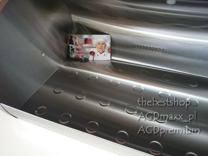 CHLEBAK Z CZARNYM ACRYLEM stalowy ELEGANCKI Marka Kinghoff