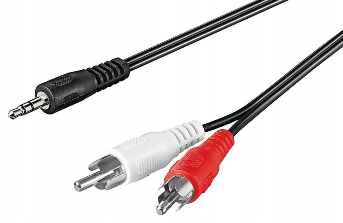 

Kabel audio wtyk Jack 3,5mm/2x wtyczka Cinch 1,5m
