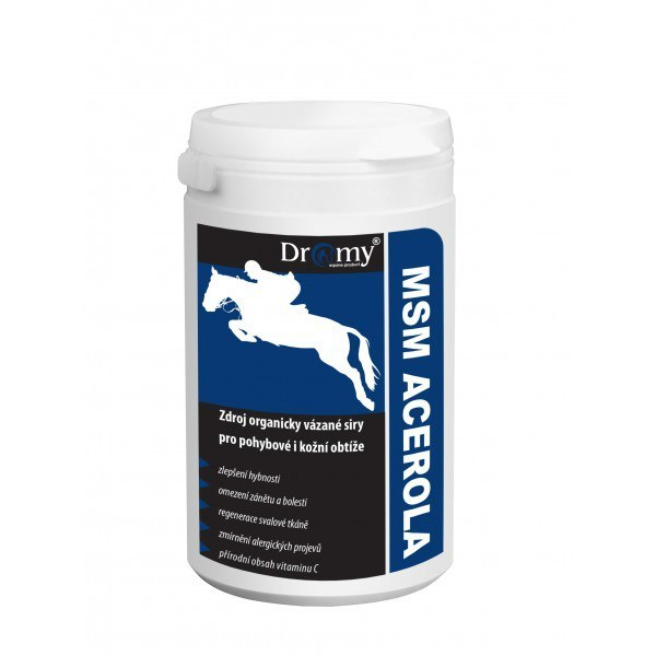 

Dromy Msm+acerola 1kg na stawy dla koni Hit