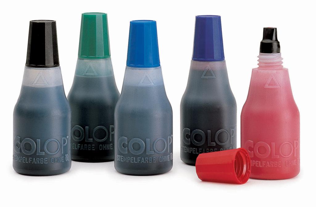 

Tusz do pieczątki Colop 25ml, różne kolory!