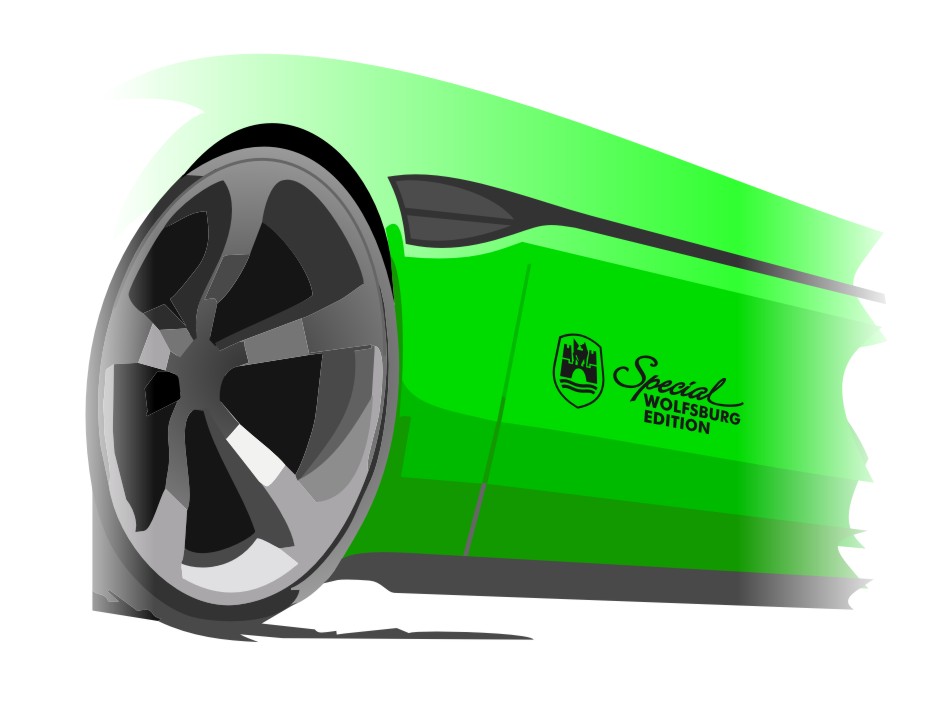 

Naklejki Vw Golf Passat Wolfsburg Edition 2 szt.