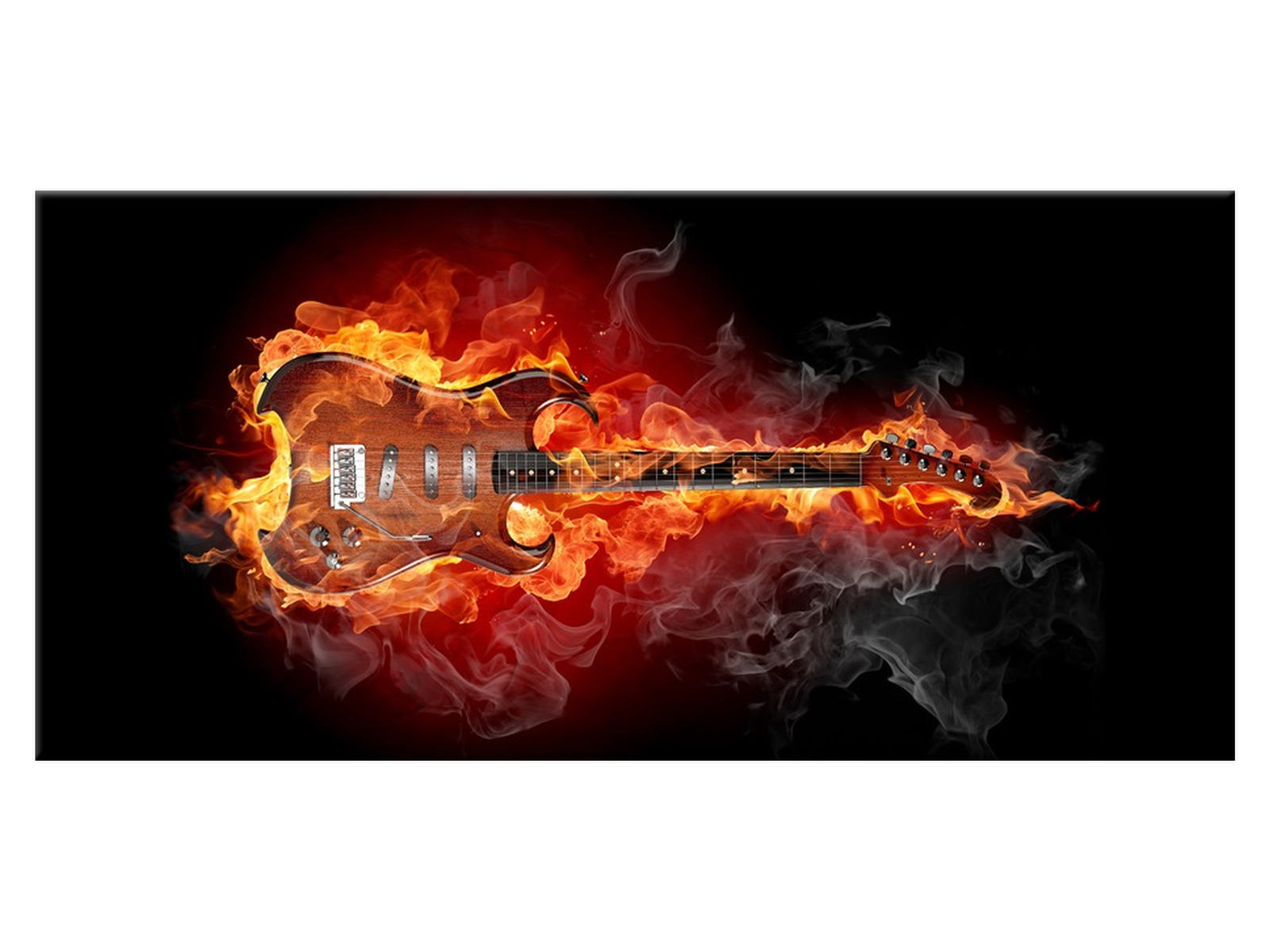 

Obraz Płonąca gitara Muzyka 115x55 1403A_1AE
