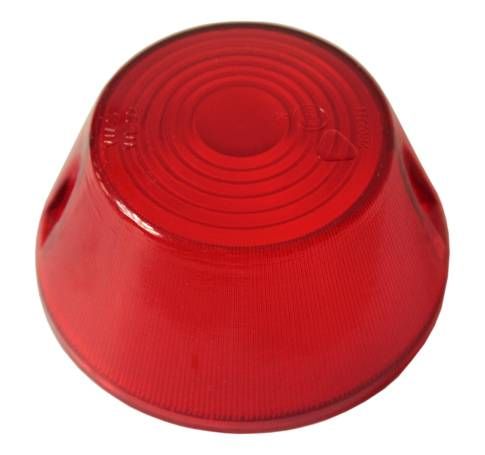 

Klosz lampy obrysowej niski czerwony plastikowy
