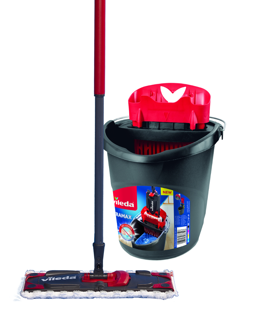 

Zestaw ultramax Vileda mop + wiadro z wyciskaczem