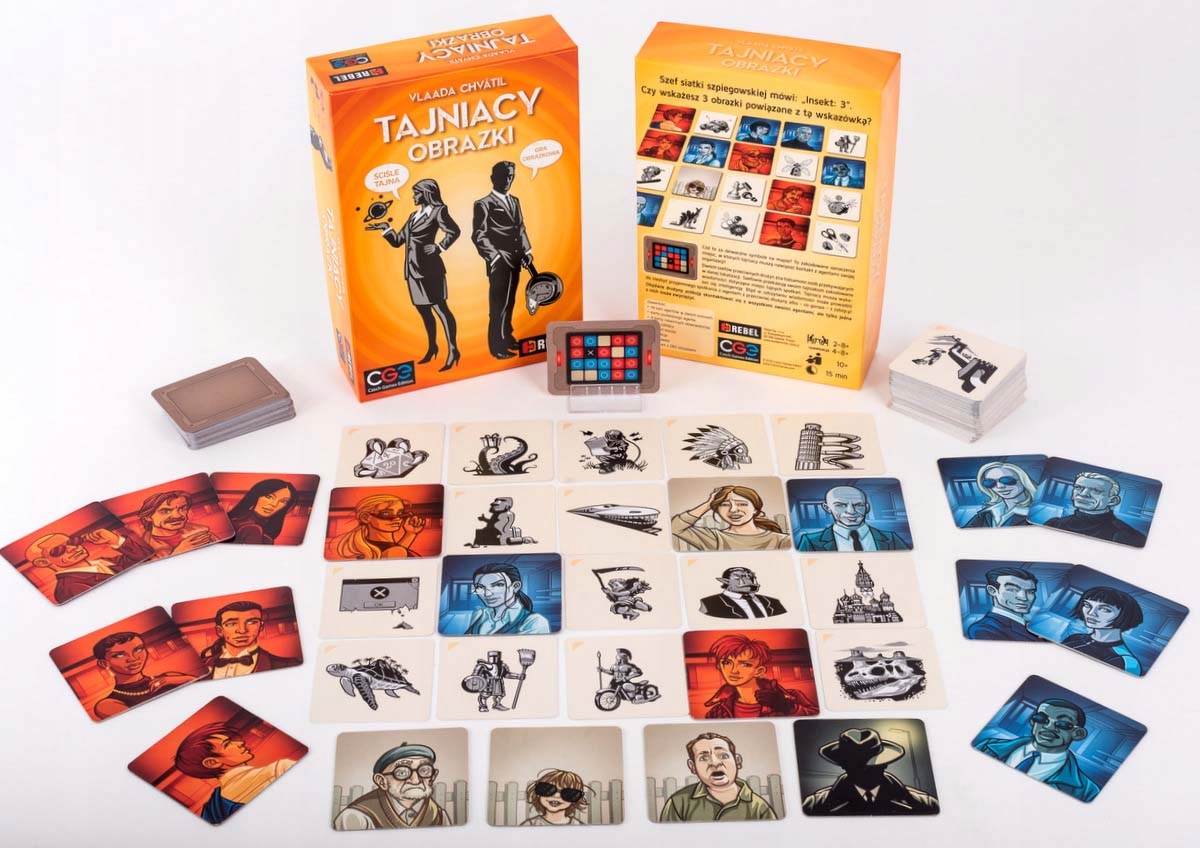 TAJNIACY OBRAZKI GRA 2 - 8 OSÓB CODENAMES Wiek gracza 8-11 lat