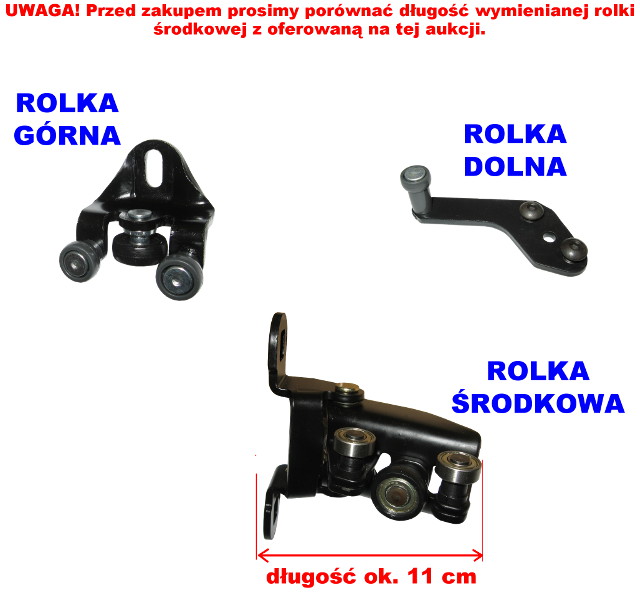 FORD TRANSIT ROLKA WOZEK DRZWI SUWANYCH KPL ZESTAW Part manufacturer other