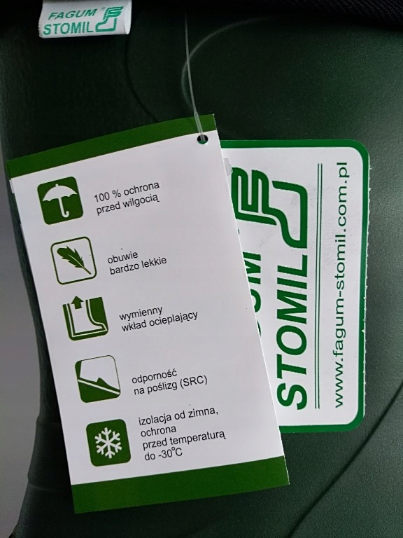 GUMOWCE KALOSZE PIANKOWE LEKKIE GUMIAKI STOMIL 45 Kod producenta 56011