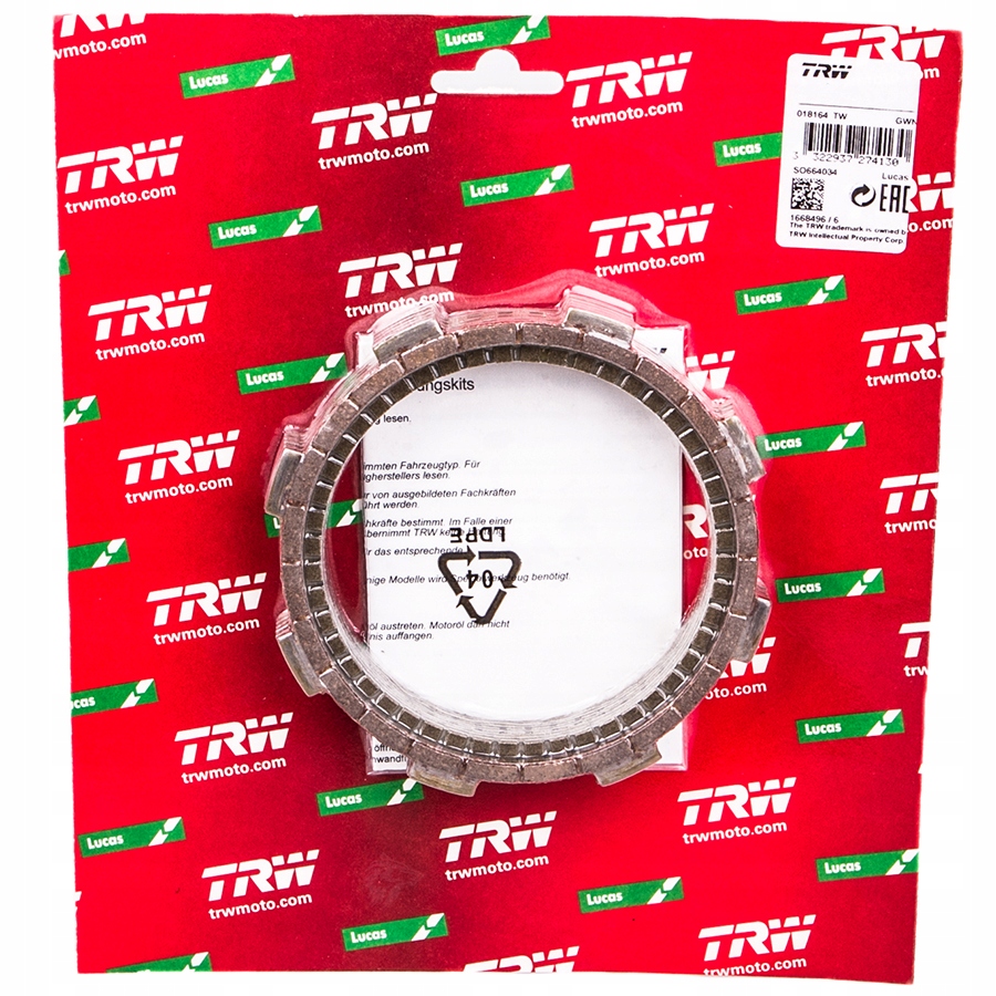 MCC213-10 - Диски зчеплення TRW KAWASAKI Z1000 2007-2013