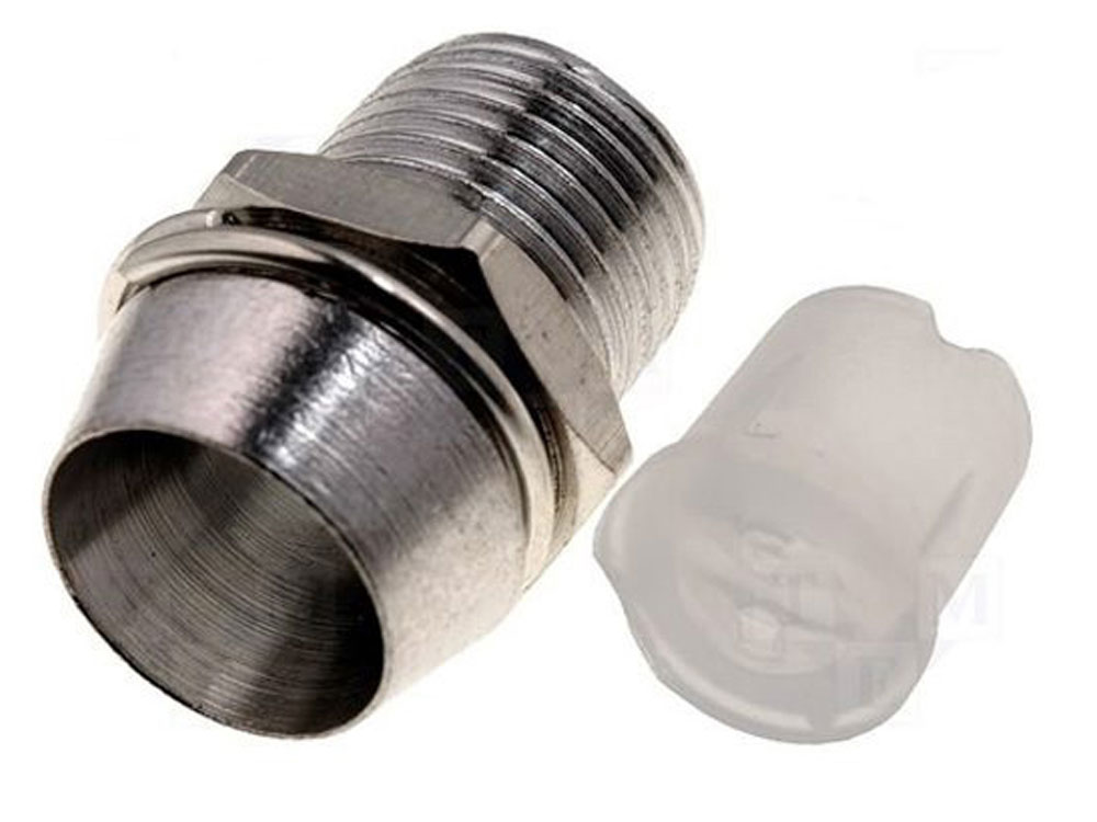 

Oprawka diody Led 3mm Wypukła metalowa 2 sztuki