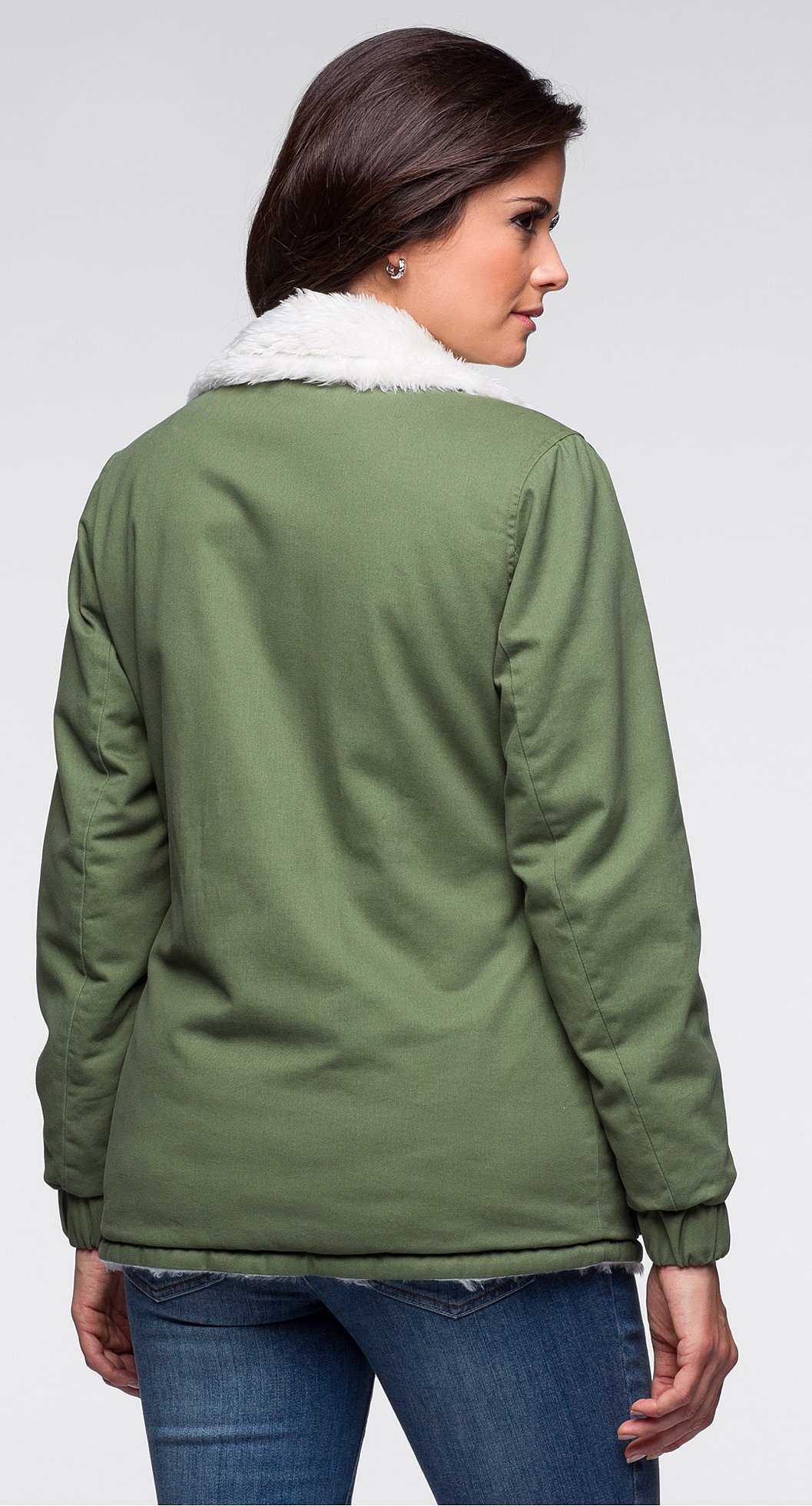 KUM0373 BodyFlirt Kurtka damska 40 EU / L brąz Rękaw długi rękaw