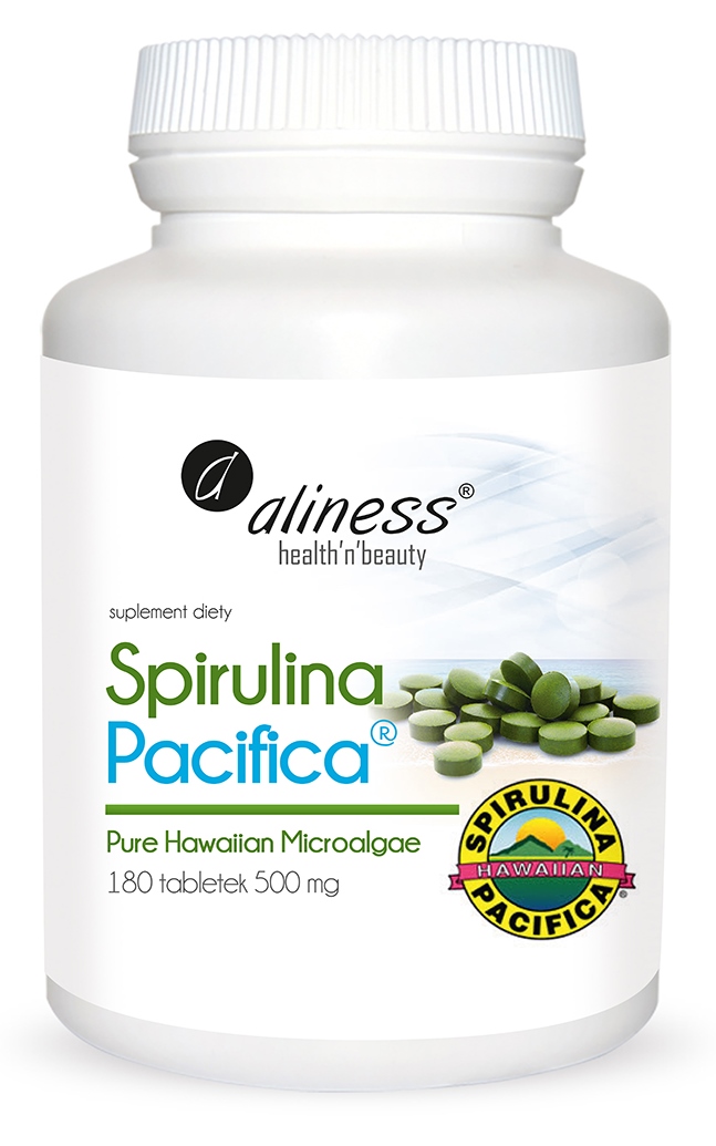 

Spirulina Hawajska Pacifica 180 tabletek Aliness