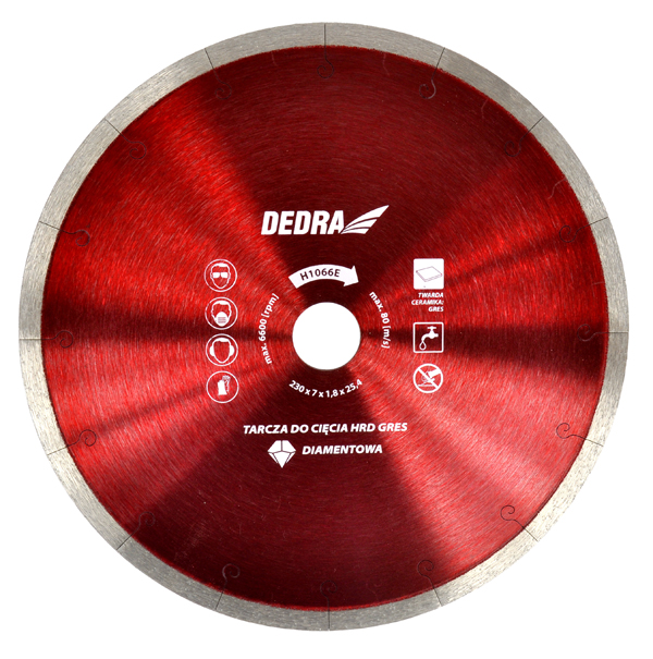 

Dedra Tarcza diam. Hrd Gres 250x25,4mm