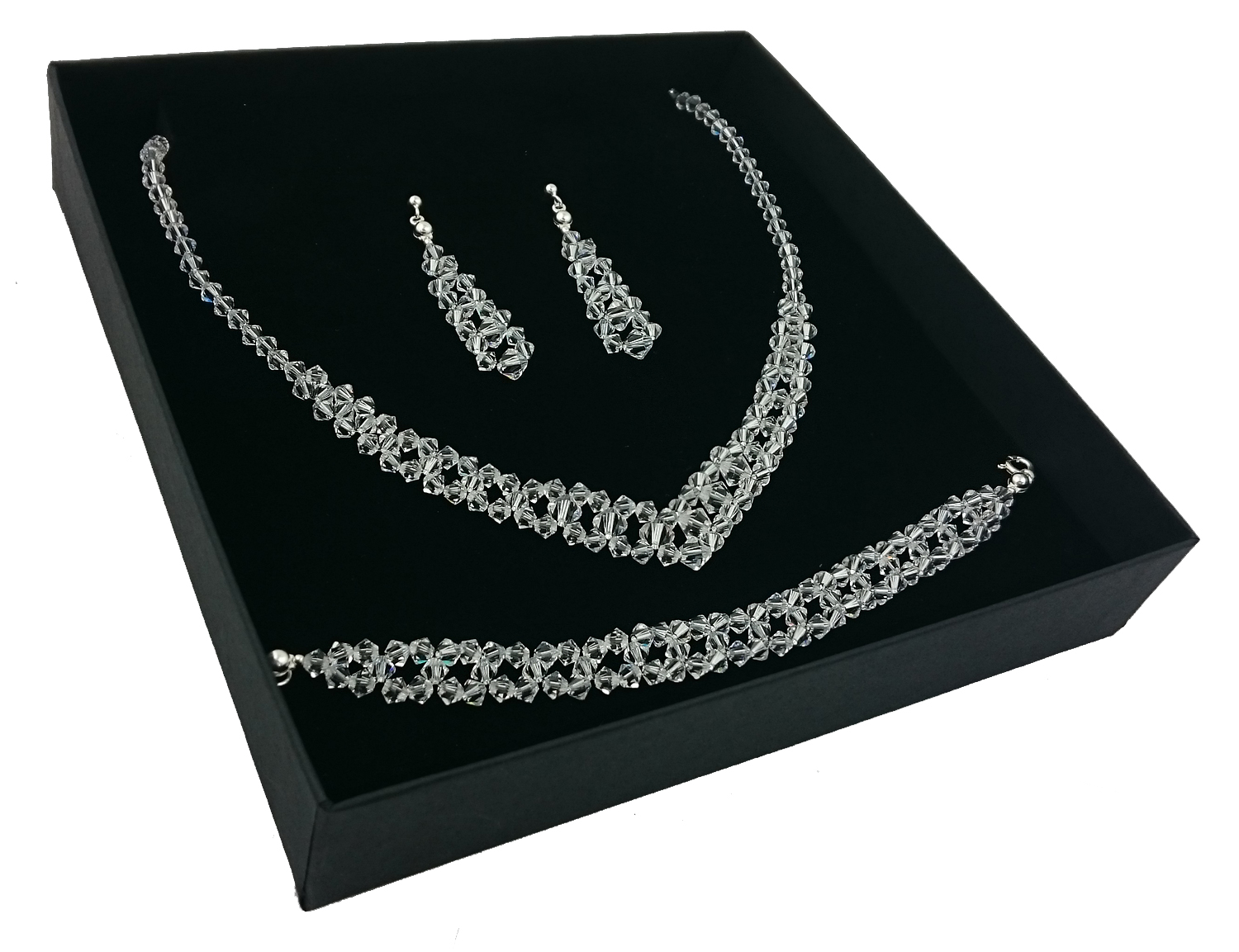 

Komplet Ślubny z kryształów Swarovski 855