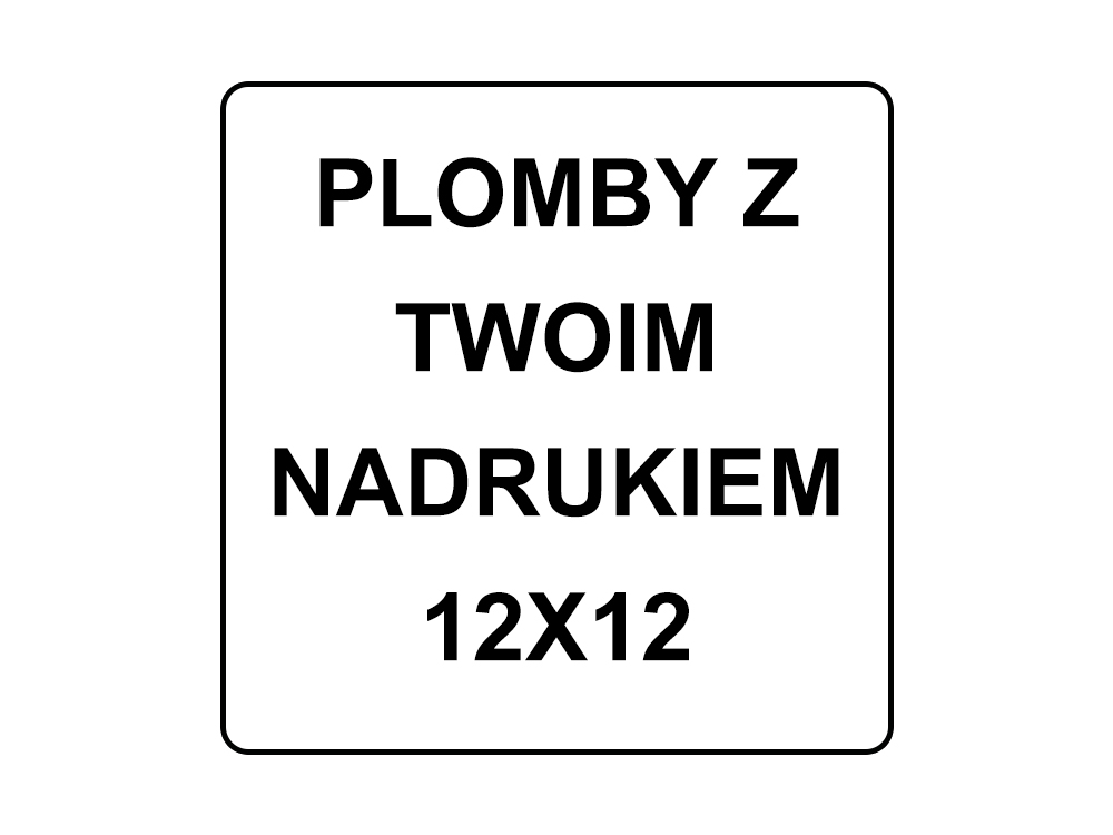 

Plomby Gwarancyjne 12x12 Akrylit Kruszące 500SZT