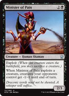 Mtg 4x Minister of Pain (Uncommon)