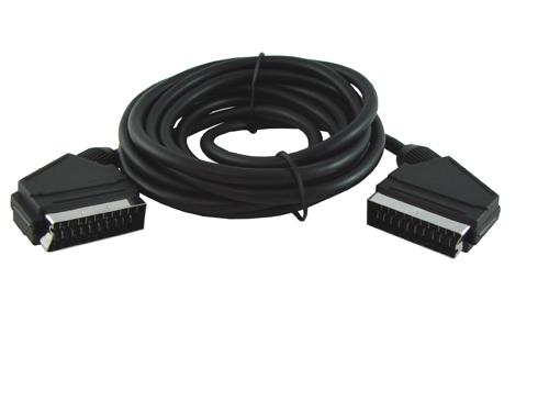 

Kabel wtyk Euro Scart dekoder Tv 1,5m Dvb-t (0476)