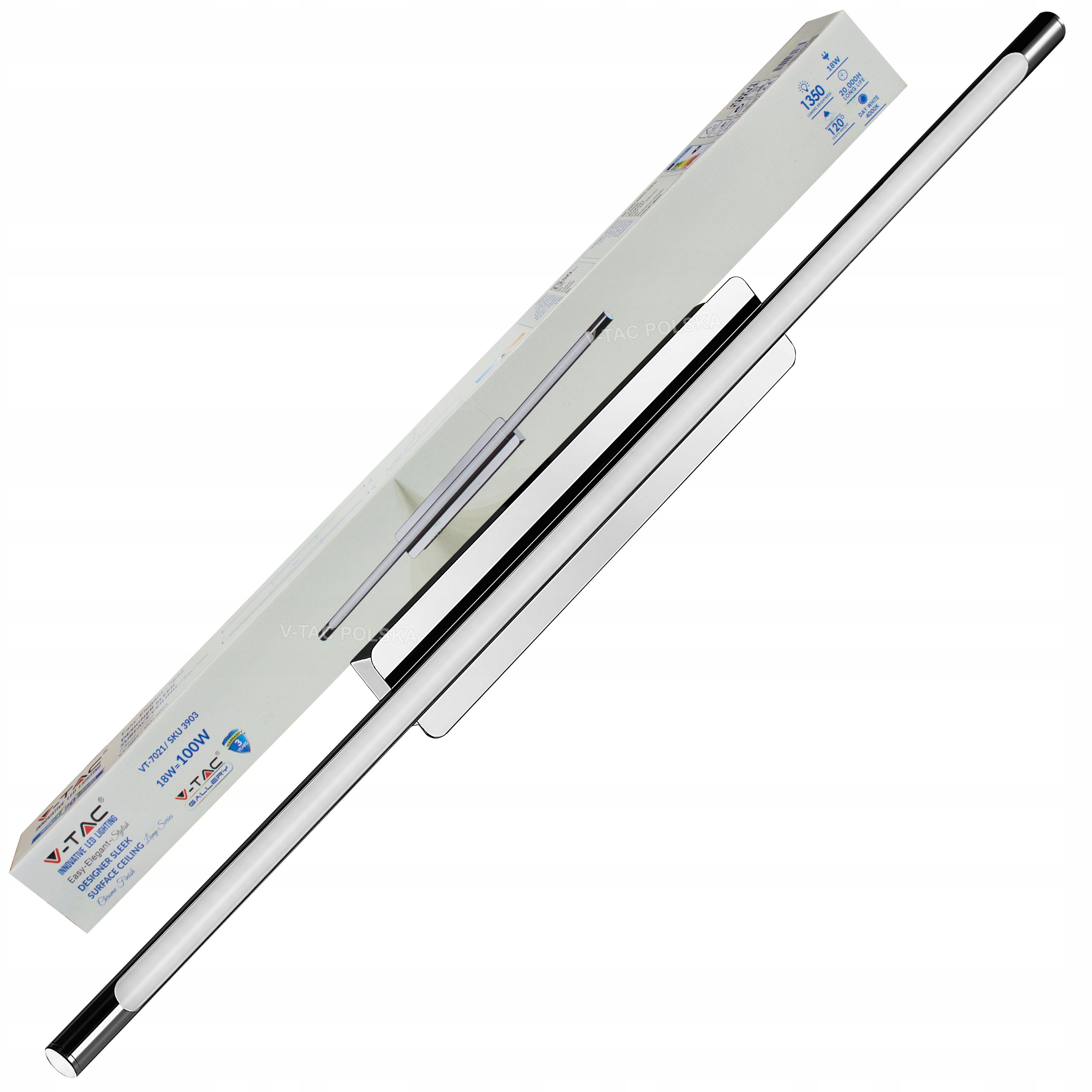 

Lampa sufitowa Led Kinkiet nad lustro Plafon 18W
