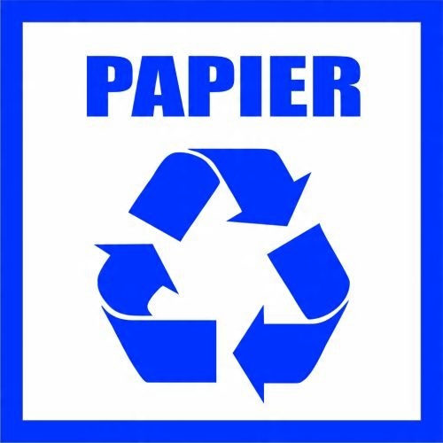 

Naklejka Informacyjna Odpady Komunalne Papier