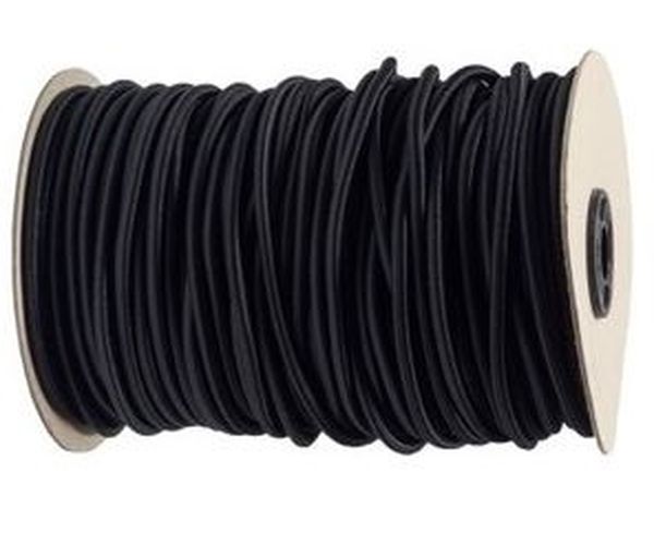 Gumové lanko z pružnej gumy pre pletenú plachtu na upevnenie 6 mm 100 m