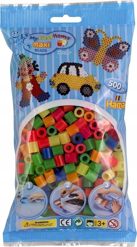 

Hama Maxi 8472 Koraliki mix kolorów neonowe 500szt
