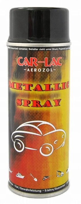 

Czarny Metalik Akryl Farba Lakier Spray 400ML