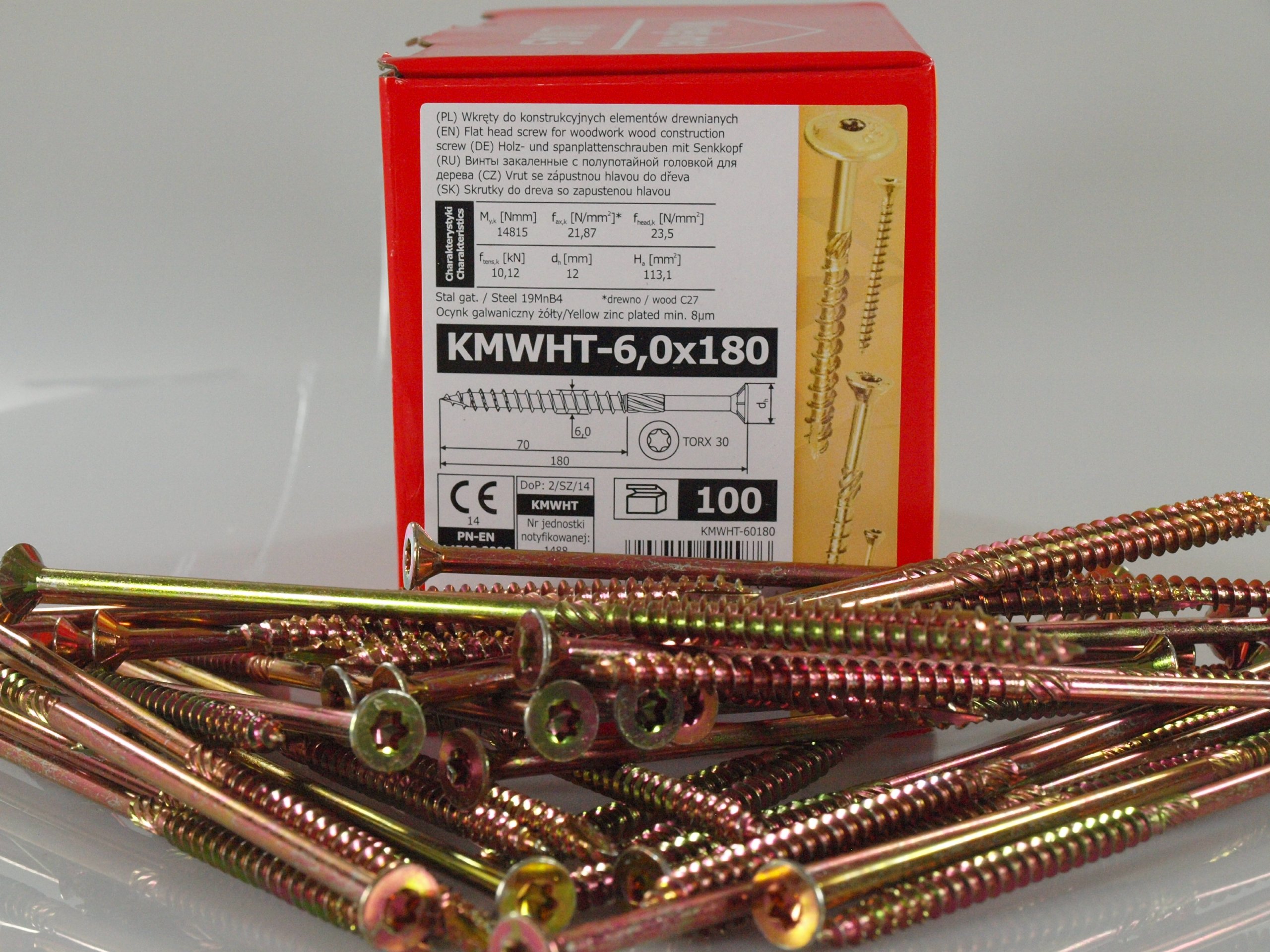 

Wkręty Ciesielskie Do Drewna 6,0x180 Torx 100 szt