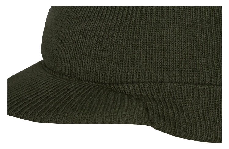 Czapka Zimowa Ciepła US JEEP Akryl Oliv'e Zielona Kolor zielony