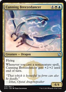 Mtg 4x Cunning Breezedancer (Uncommon)