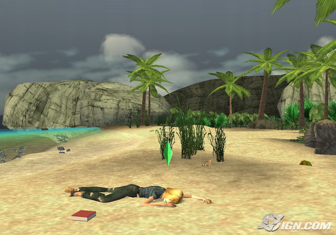 The Sims 2: Castaway грає в ігри PSP MEGA PROMOTION - Vroda