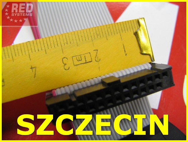 Красный разъем LPT DB25 на селедке для плат Gigabyte тип RS, LPT, PS2