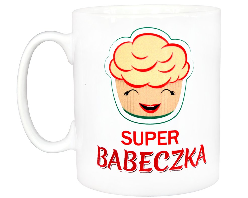 

Kubek Super Babeczka Śmieszny Kubek Dla Kobiety