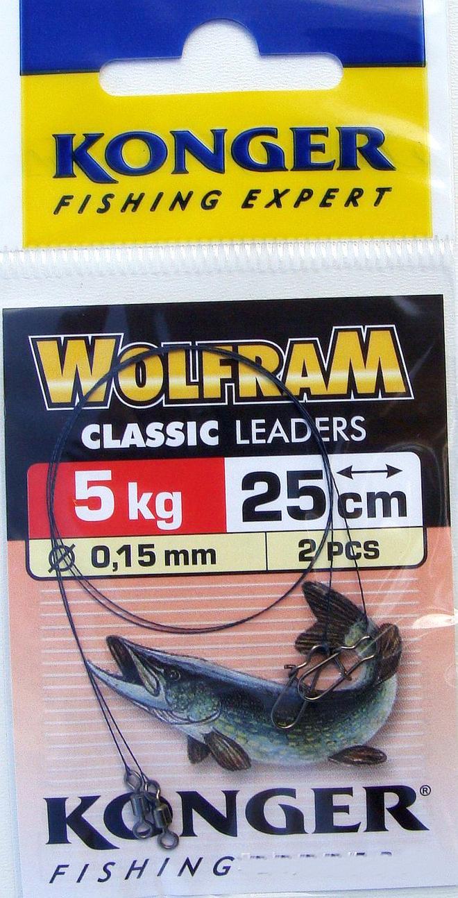 

Przypon Przypony Wolfram Konger 25 cm - 5 kg