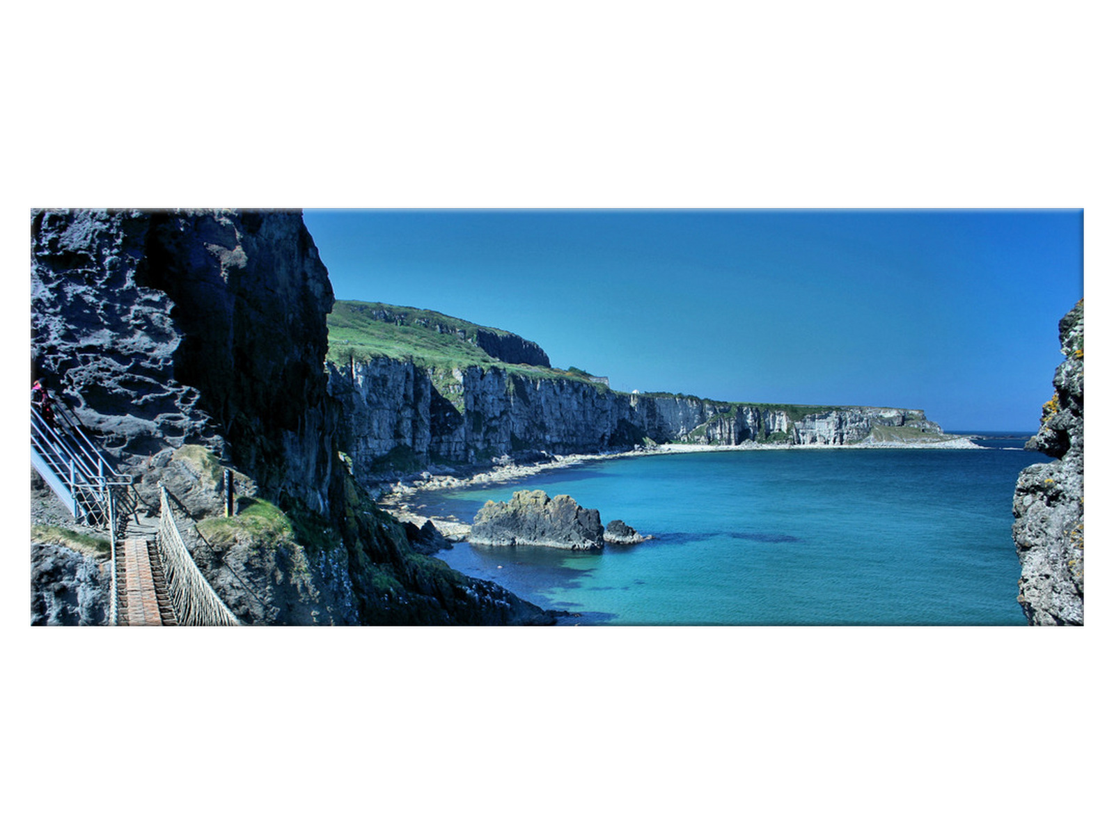 

Obraz Widok z mostu Carrick-a-rede 100x40 170A_1I