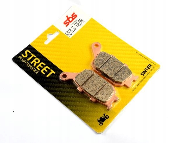 657LS - Тормозные колодки SBS задние HONDA CBR 900/ 929/ 954