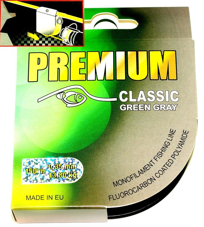 Żyłka wędkarska Fluorocarbon Premium classic 0,35