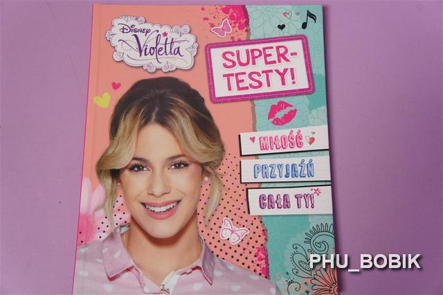 VIOLETTA SUPERTESTY SUPER TESTY KSIĄŻKA Gatunek Bohaterowie telewizyjni