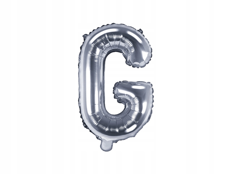 

Balon foliowy G srebrny 35cm 1szt FB2M-G-018