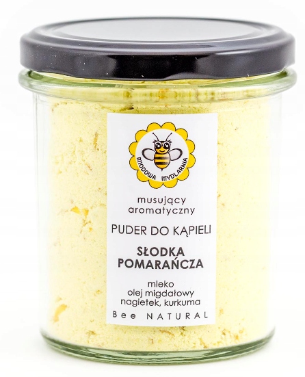 

Miodowa Mydlarnia Puder kąpiel Słodka Pomarańcza